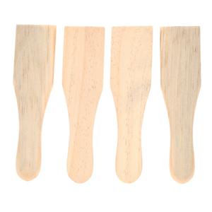 12x Houten gourmetspatels 15 cm