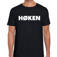 Hoken festival t-shirt - zwart - voor heren - achterhoek thema sfeer - kleding