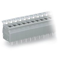 WAGO 255-407/000-009/999-950 Veerkrachtklemblok 2.50 mm² Aantal polen 7 Lichtgrijs 120 stuk(s)