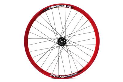 Weinmann DP18 Fixed Gear Achterwiel - Rood Weinmann DP18 Fixed Gear Achterwiel - Rood