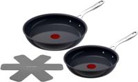 Tefal Jamie Oliver braadpannen set keramisch 24 + 28 cm - set van 2 - incl. panbeschermer