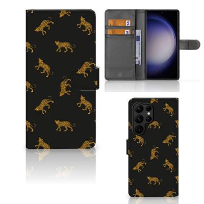 Telefoonhoesje | Met pasjeshouder | voor Samsung Galaxy S23 Ultra Leopards