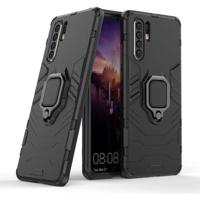 Huawei P30 Pro Hybrid Case met Ringhouder - Zwart