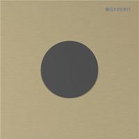 Bedieningsplaat Geberit Type 40 230V Round Easy To Clean Geborsteld Messing