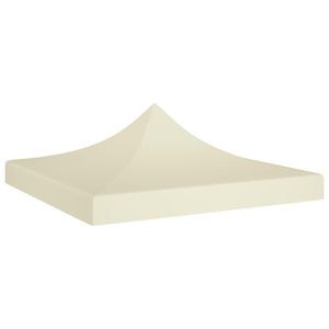 VidaXL Partytentdak 270 g/m² 2x2 m crème