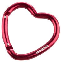 Munkees Carabiner Heart Rood