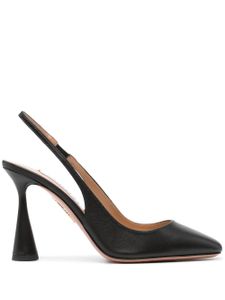 Aquazzura Amore 100mm leather pumps - Noir