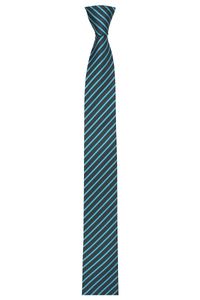 Venti Slim Krawatte Stropdas aqua, Gestreept