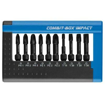 Set van tips WITTE COMBIT-BOX PH1 PH2 PZ1 PZ2 TX PH3 PZ3 10 Onderdelen (10 Stuks)