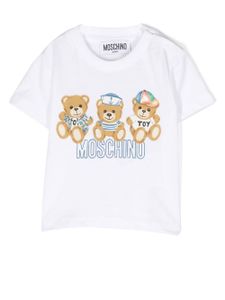 Moschino Kids t-shirt à imprimé graphique - Blanc