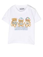 Moschino Kids t-shirt à imprimé graphique - Blanc