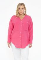 Yoek Blouse oversized | Roze | Maat 54/56 Yoek Blouse oversized | Roze | Maat 54/56