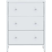 Onderkast - Wit - 3 laden - L64 x D40 x H83 cm - IPSARON