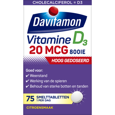 Davitamon D3 Forte Smelttabletten