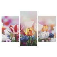 Diamond painting drieluik Bloemen