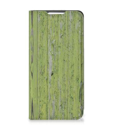 Samsung Galaxy S22 Book | Wallet Case | Green Wood