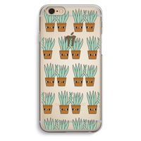 Sansevieria: iPhone 6 / 6S Transparant Hoesje - thumbnail