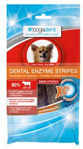 Bogadent dental enzyme stripes mini hond - 100gr