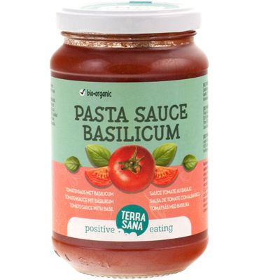 Terrasana Terrasana Tomatensaus Basilicum Bio (340g) Terrasana Terrasana Tomatensaus Basilicum Bio (340g)