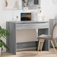 Bureau met lade Grijs Sonoma 100 x 50 x 78 cm Bewerkt hout