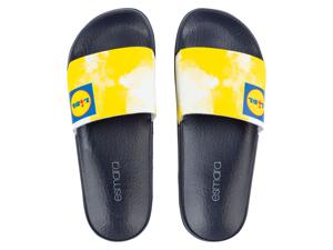 esmara Dames Lidl badslippers  (37, Geel/wit)