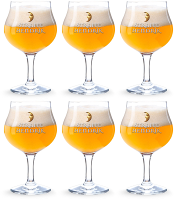 Straffe Hendrik Bierglazen - 250 ml - 6 stuks
