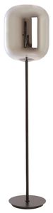 Light & Living Vloerlamp 'Julia' 160cm, kleur Smoke/Zwart