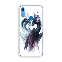 Yin Yang Dragons: Huawei Y6s Transparant Hoesje