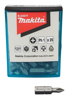 Makita Accessoires Schroefbit PH1x25mm - B-24577 B-24577