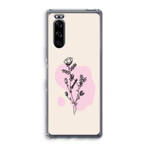 Roses are red: Sony Xperia 5 Transparant Hoesje