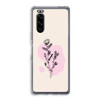 Roses are red: Sony Xperia 5 Transparant Hoesje
