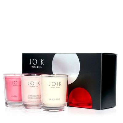 Joik Romantic geurkaars giftset vegan 3 x 80 gr (1 Set)