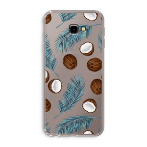 Kokosnoot roze: Samsung Galaxy J4 Plus Transparant Hoesje