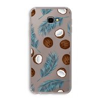 Kokosnoot roze: Samsung Galaxy J4 Plus Transparant Hoesje