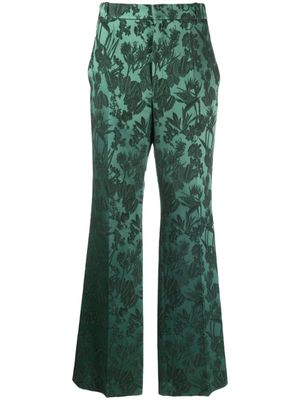 Chloé High waist broek - Groen