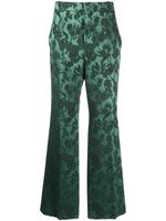 Chloé High waist broek - Groen - thumbnail