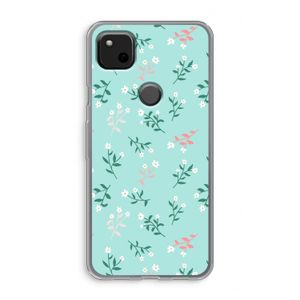 Small white flowers: Google Pixel 4a Transparant Hoesje