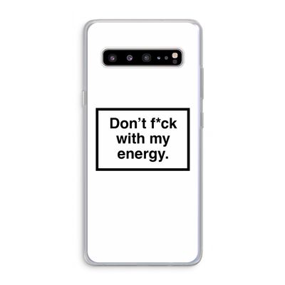 My energy: Samsung Galaxy S10 5G Transparant Hoesje