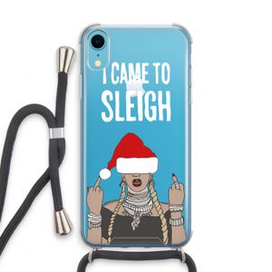 Came To Sleigh: iPhone XR Transparant Hoesje met koord