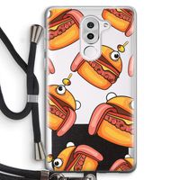 Hamburger: Honor 6X Transparant Hoesje met koord