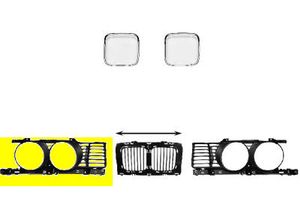 GRILL RECHTS (niet voor V8) 0635512