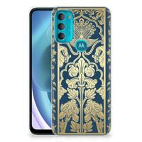 Motorola Moto G71 5G | TPU Case | Beige Flowers