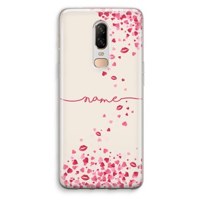 Hartjes en kusjes: OnePlus 6 Transparant Hoesje