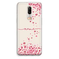Hartjes en kusjes: OnePlus 6 Transparant Hoesje Hartjes en kusjes: OnePlus 6 Transparant Hoesje