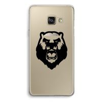 Angry Bear (black): Samsung Galaxy A3 (2016) Transparant Hoesje