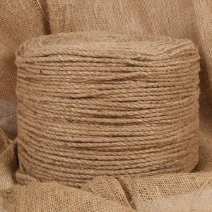 Touw 100 m lang 6 mm dik jute