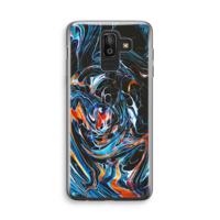 Black Unicorn: Samsung Galaxy J8 (2018) Transparant Hoesje - thumbnail