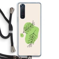 Beleaf in you: Sony Xperia 5 II Transparant Hoesje met koord