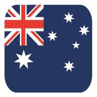 15x Bierviltjes Australische vlag vierkant