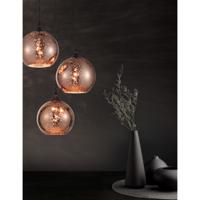 Lyora HanglampBlaze 3-lichts koper glas - 8142681